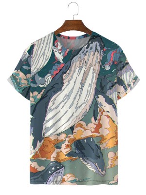 Men's Beluga Art Short Sleeve T-Shirt